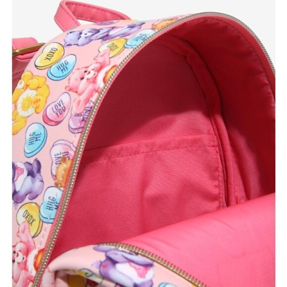 LOUNGEFLY Care Bears Valentine\'s Day Hearts Mini Backpack nwt main image 5